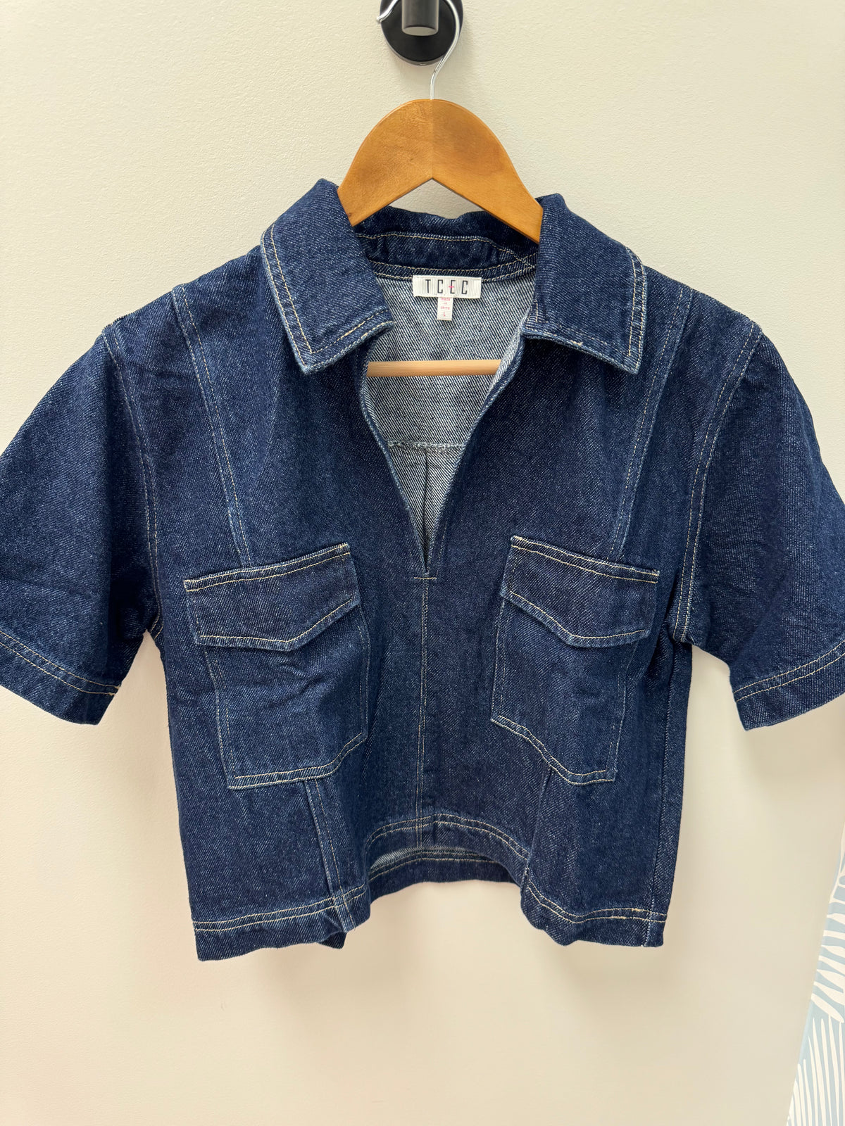 Denim Pocket Top (Adult)