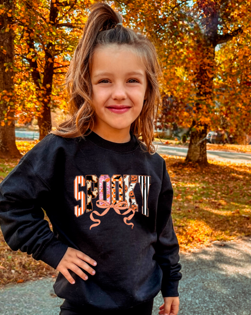 Spooky Coquette Bow Sweatshirt