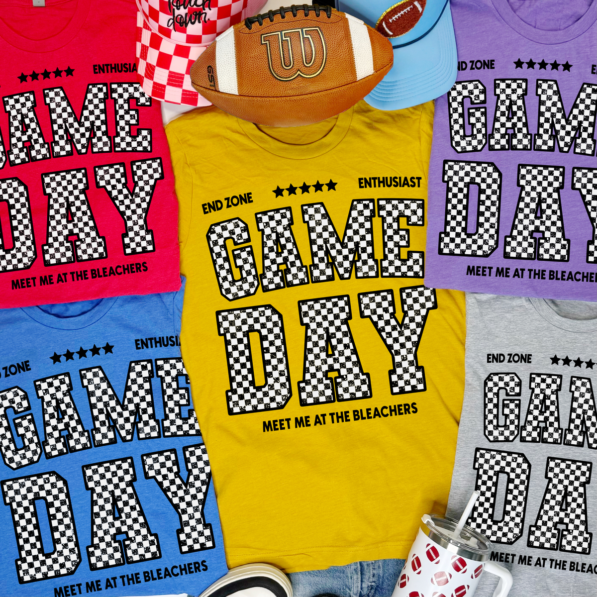 Checker Game Day Youth Tee