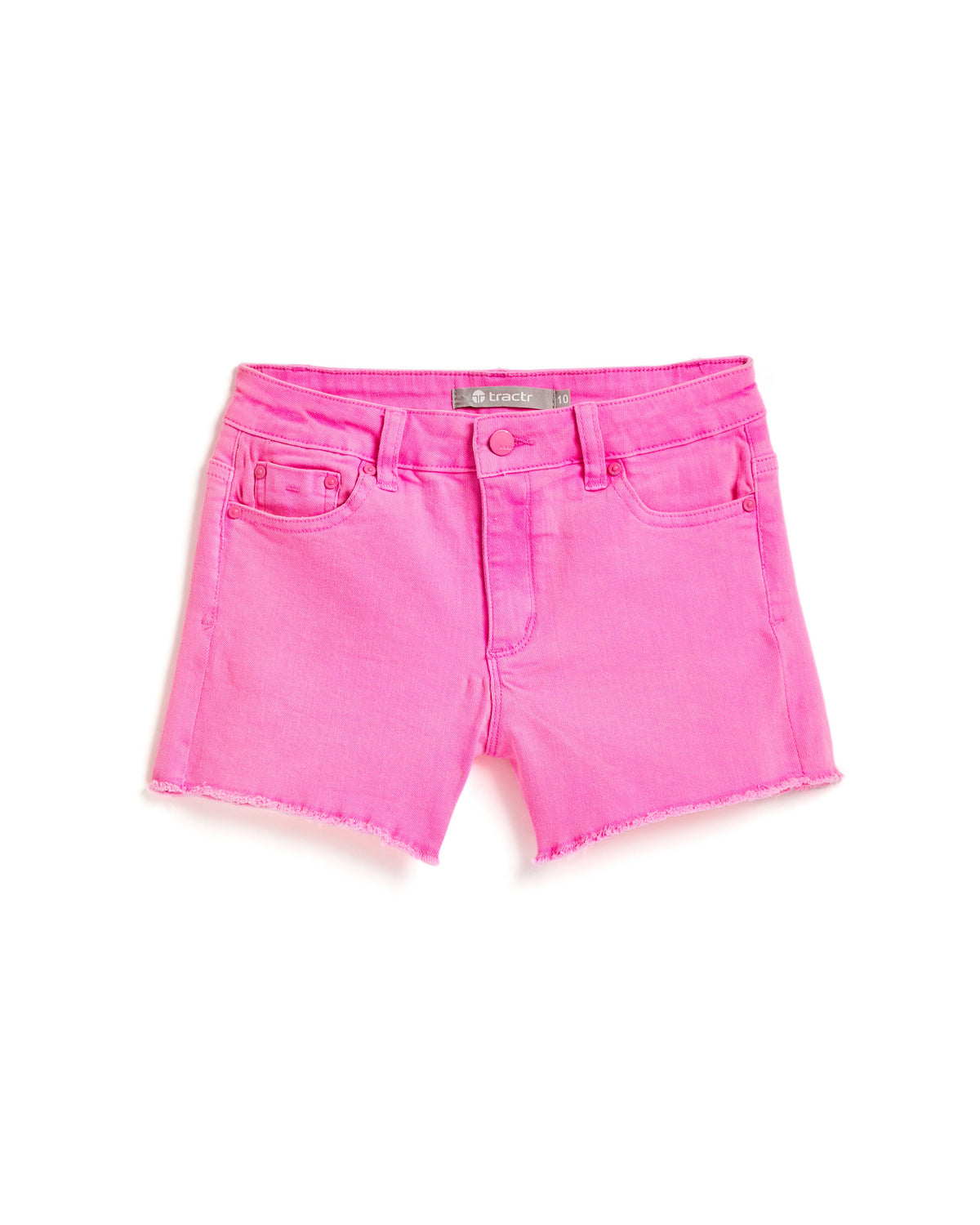 Neon Fray Hem Shorts (Tween)