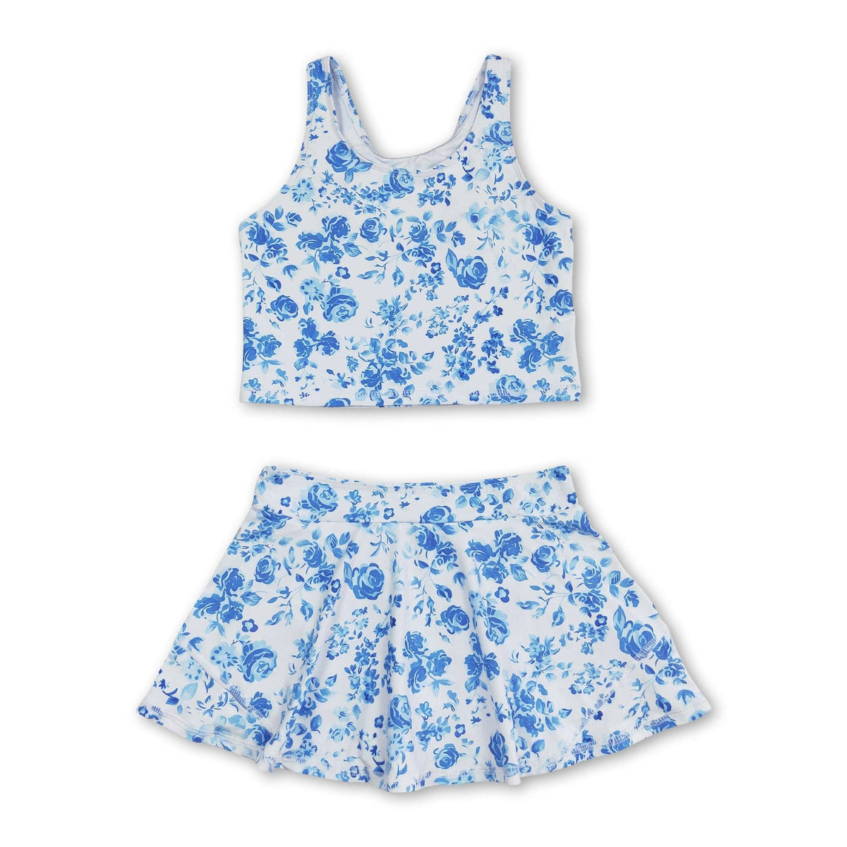 Blue Floral Set