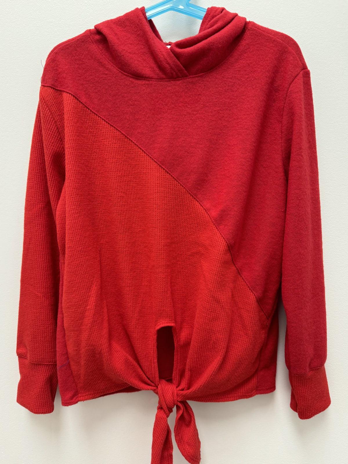 Thermal Knit Two Tone Hoodie