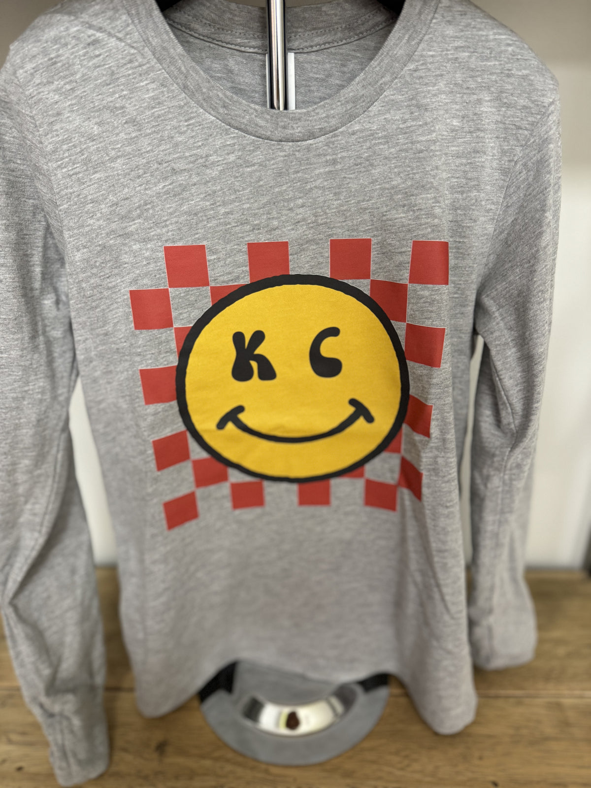 Long Sleeve Smile KC Tee