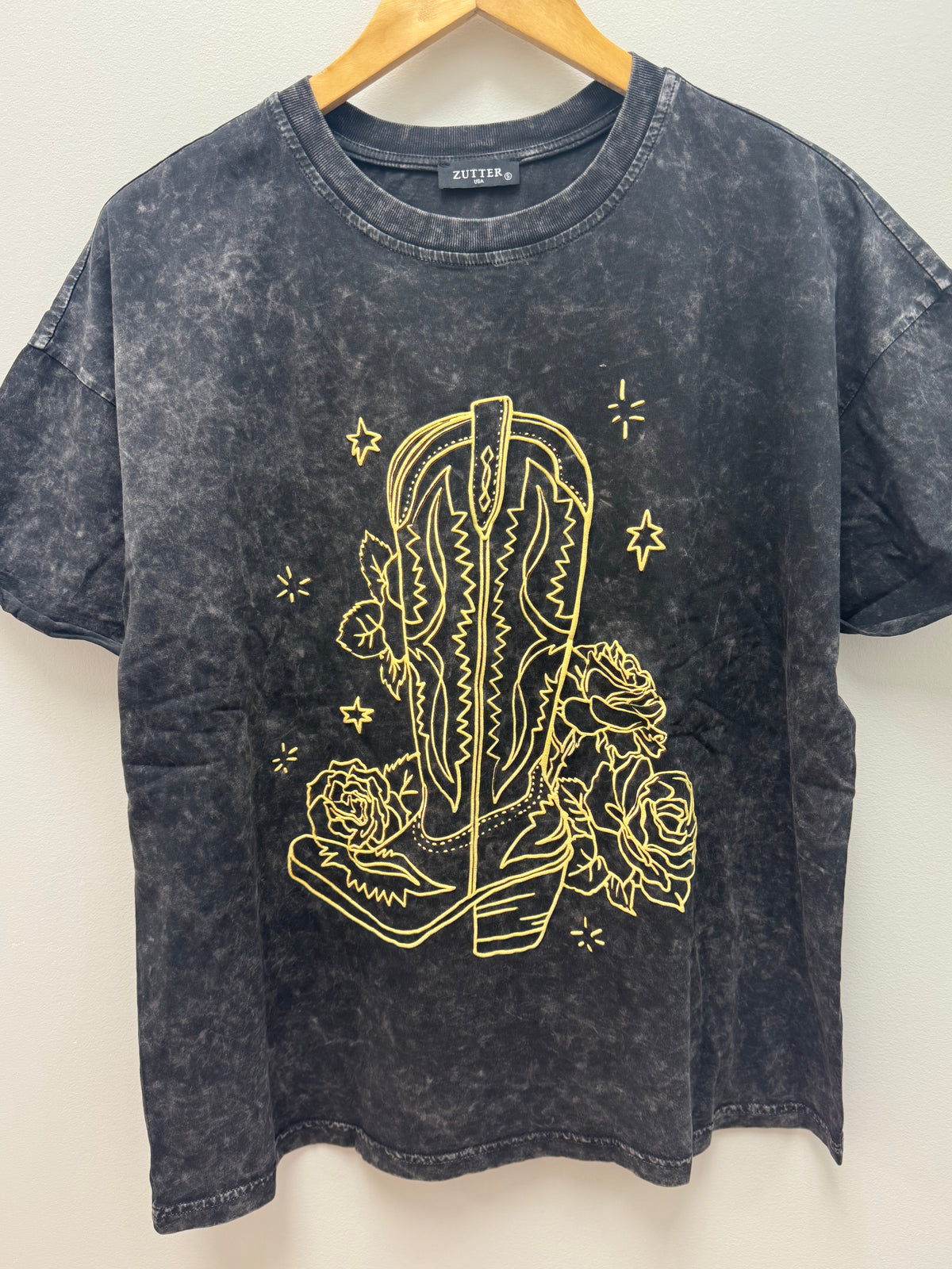 Cowboy & Rose Puff Tee