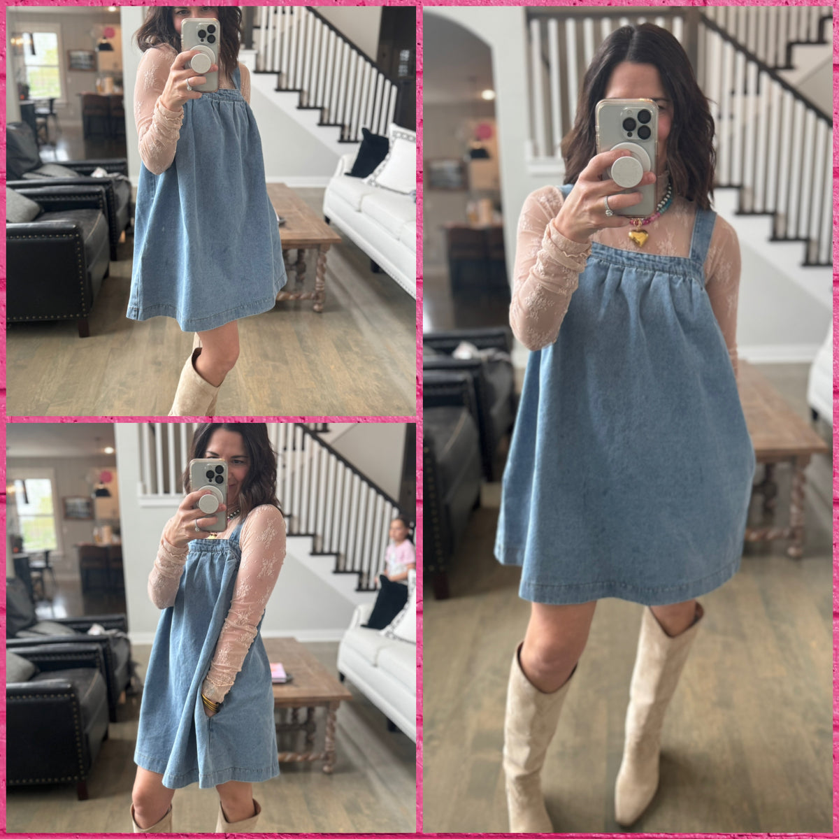 Denim Flare dress (Adult)