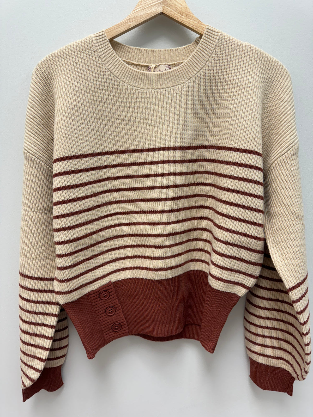 Button Bottom Sweater