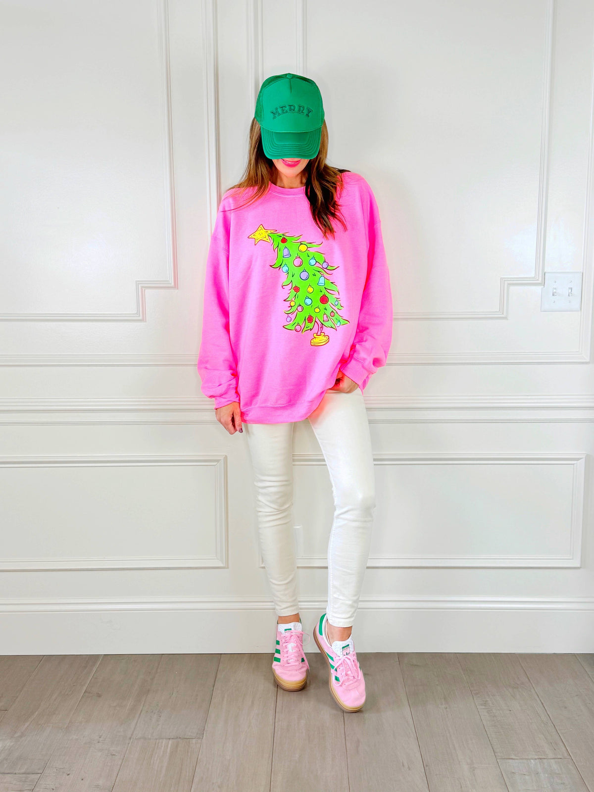 Grinch Tree Sweatshirt (Adult)