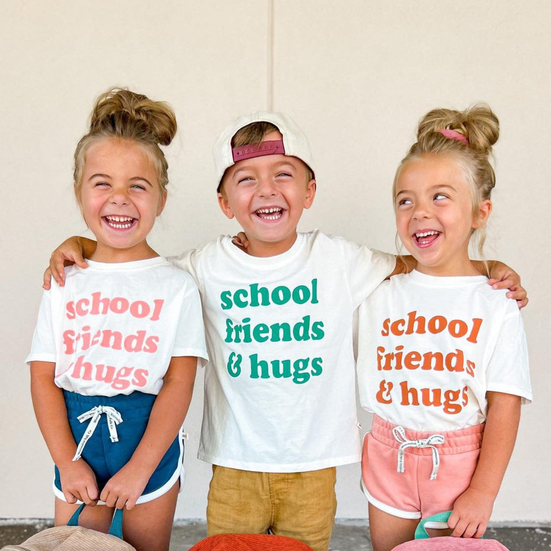 School Friends & Hugs Tee