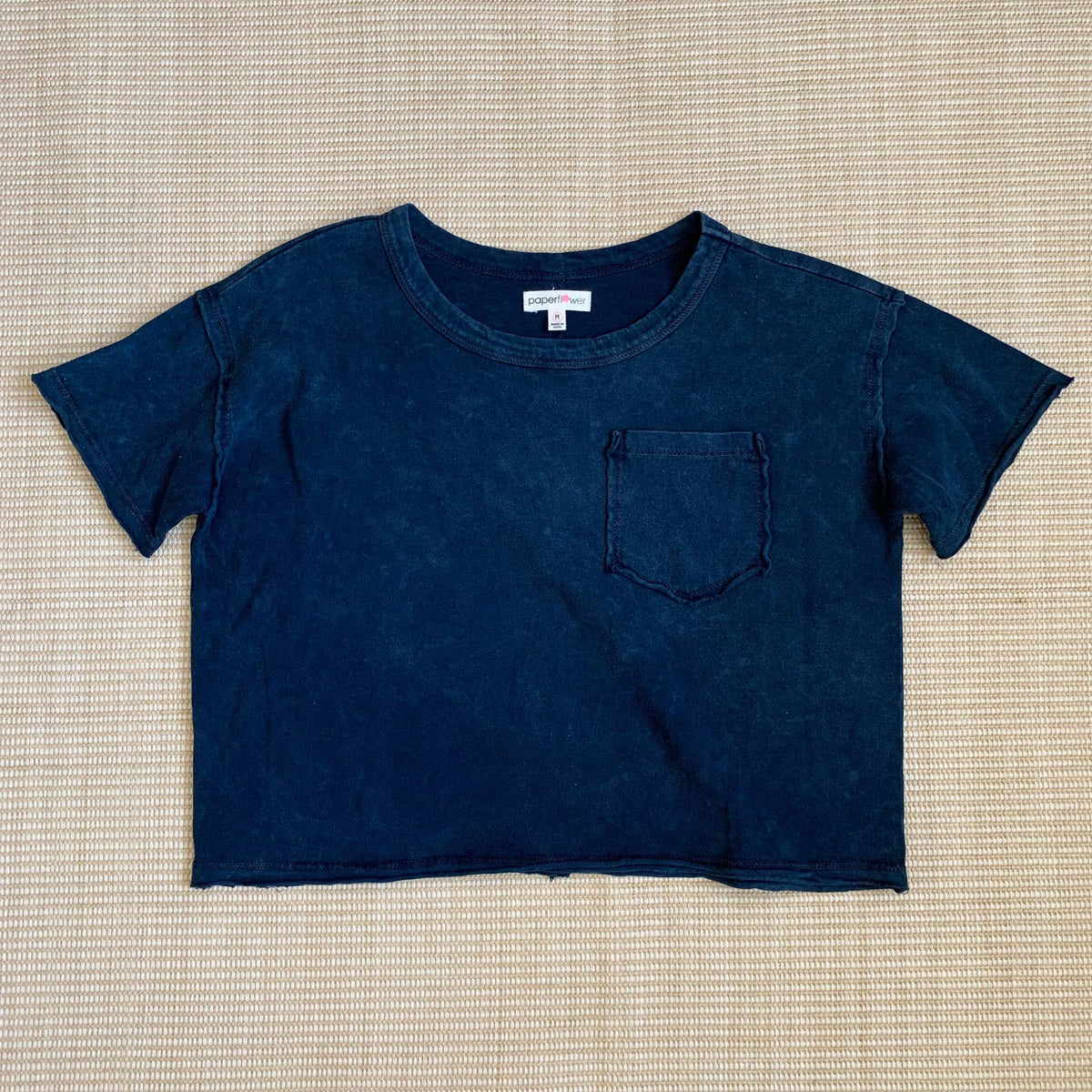 Rawedge Crop Pocket Tee - (TWEEN)