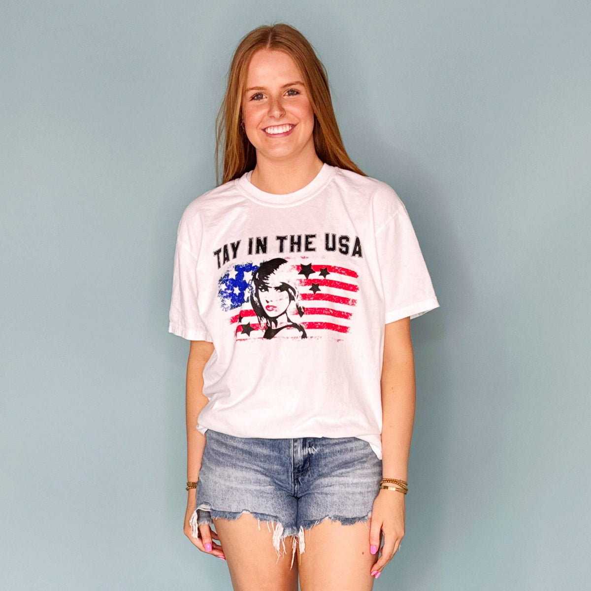 Flag Tay in The USA TEE (Tween & Adult)