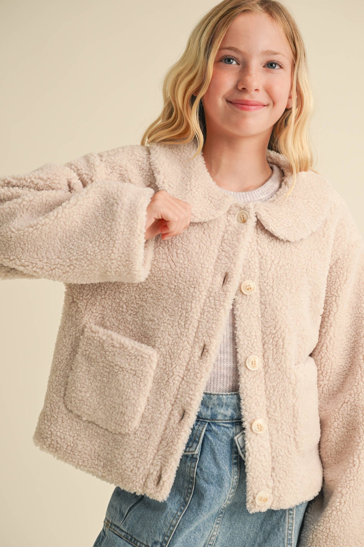 Peter Pan collar Jacket