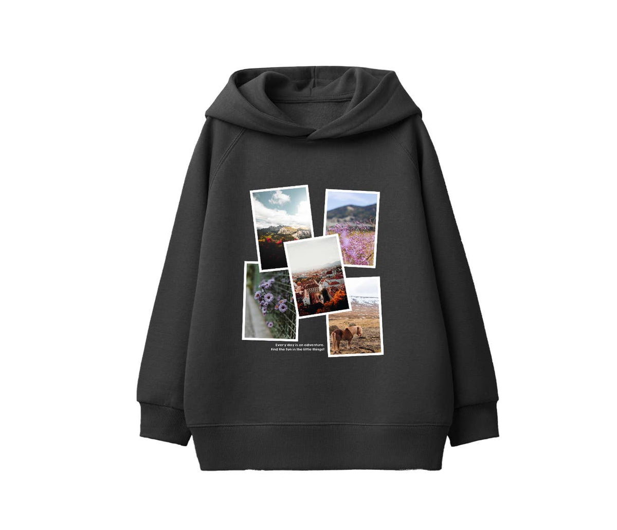 HOODIE W TRAVEL PICTURES