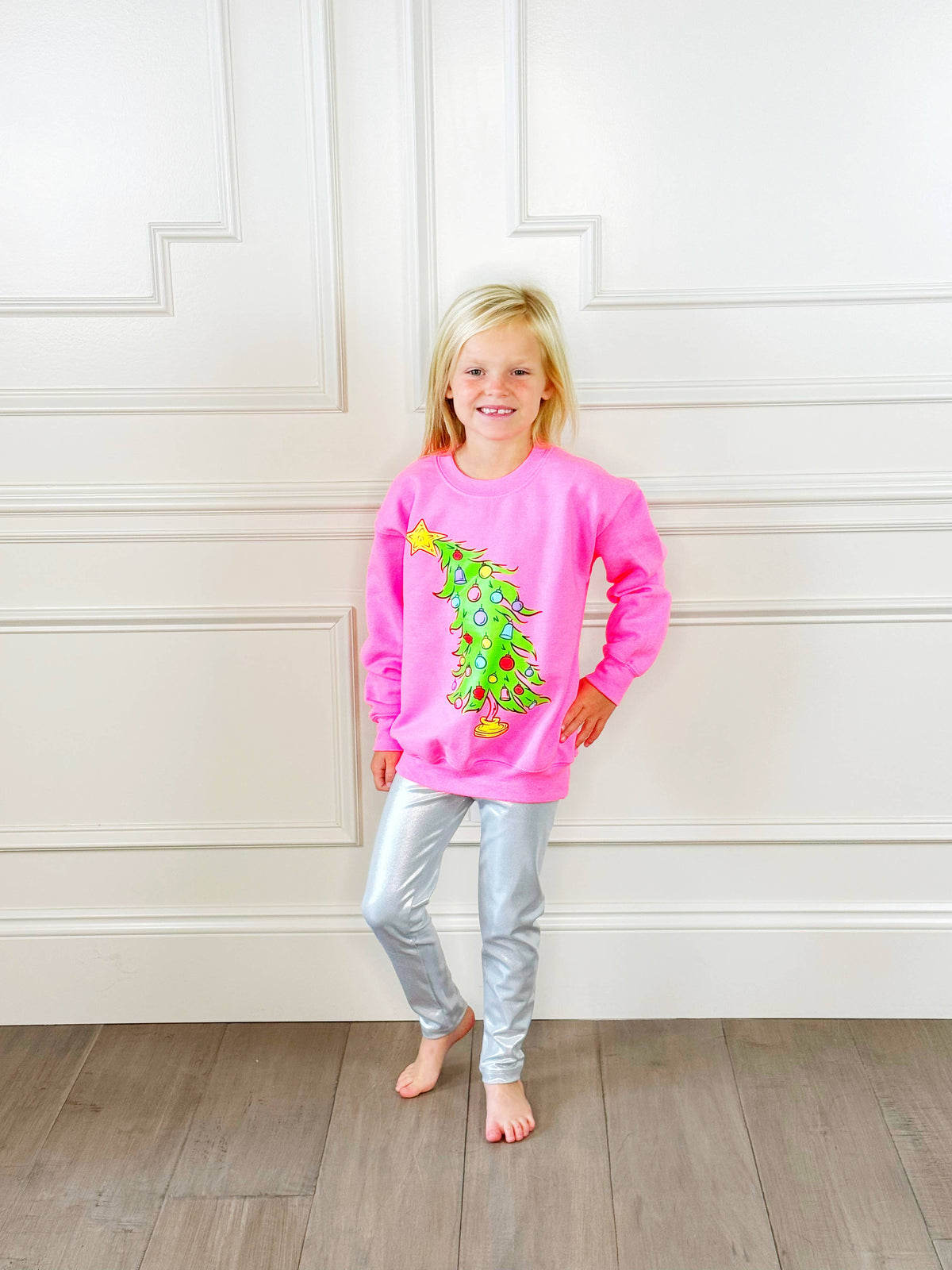 Grinch Tree Sweatshirt (Youth)