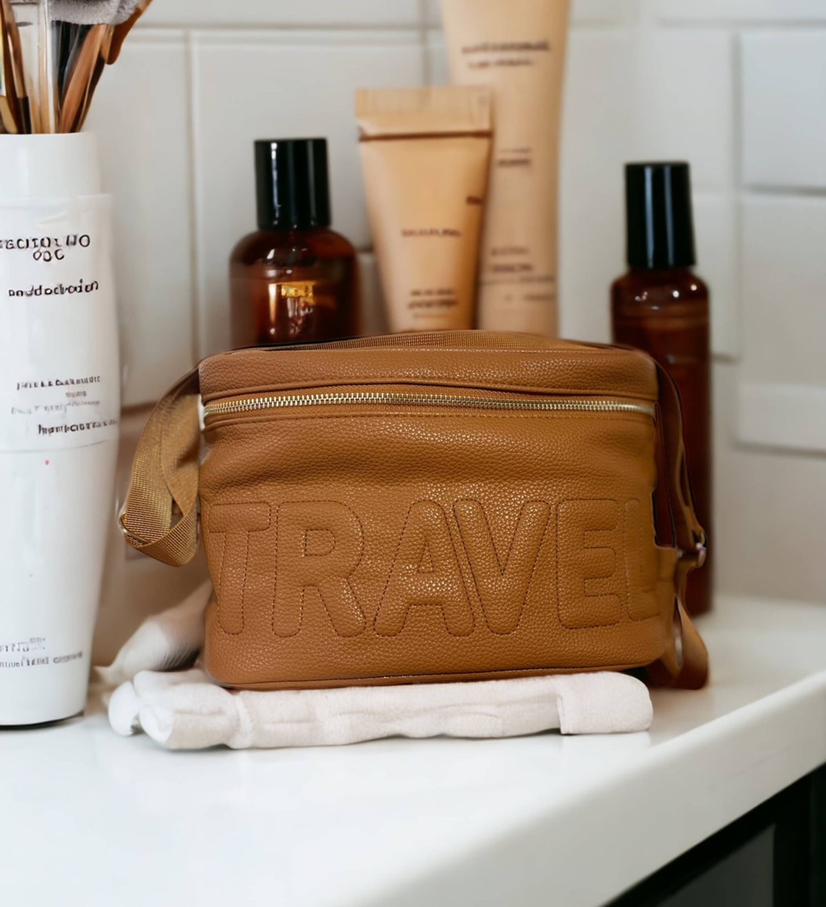 Oversized Travel Cosmetic Bag